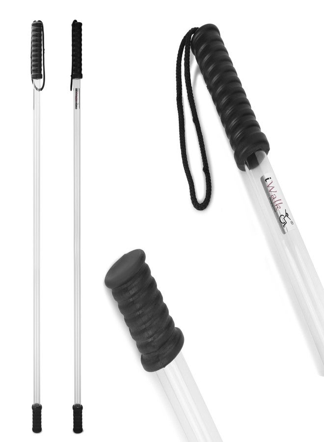 iwalk; Changing Lives iWalk Polycarbonate Heavy Duty Stick, for Security Gaurds, Animal Deterrent, Theatrical Prop, Hiking, Walking, Training & Fitness (41Inches/105cm/3.5ft.) (2Pcs) - Image 1